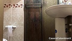 Shower Encounter With My Friend's Wife: Amateur Latina Teen's Missionary Passion