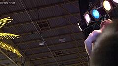 Erotic Stripper Showcases Nude Dance Moves Outdoors