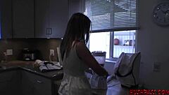 Its Kitchen Sex With Hot Bod Devon Lee