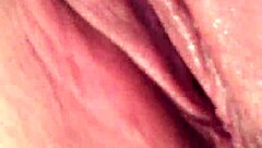 pretty girl masturbates her wet pussy slowly