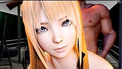 Marie Rose in an animated hentai adventure