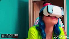 Jewelz Blu explores VR fantasies turned real in doggystyle