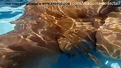 I Feel Intense Arousal Masturbating in the Outdoor Pool