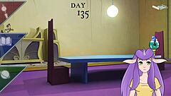 in dragon ball divine adventure part 57, android 21 gives an intense blowjob