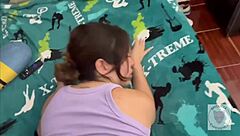 this mexican milf loves anal creampie