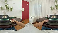 SEXY BRUNETTE EXPLORES ANAL PLEASURES IN CZECH VR 569, HER BODY RESPONDING WITH INTENSE THRILLS