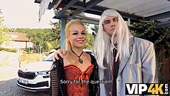 Magician nails babe while turning husband into cuckold