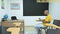 Step-son's teacher seduces me without panties or condom