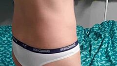 Gay boy in underwear