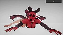 i pleasured the red void-queen with succubus fisting and licking