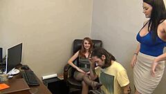 Alexis grace and kendra james - principle footjob, nylon tease gone wild