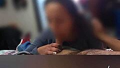who can resist this latina wife's homemade blowjob skills
