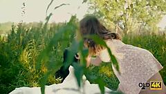 Mature Guy Fucks Hot Bestie Outdoors