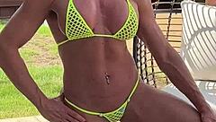 I'd Love to Show You My Shaved Pussy and Ass in This Tiny Bikini