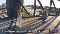 Hot Exhibitionist Wife Mindy Gets Full Nude In Public