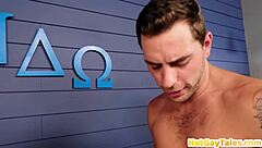 Tattooed Hairy Stud Barebacks BF Asshole with Raw Power