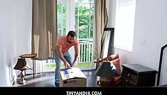 tiny asian princess jade kimiko's tight pussy struggles with sergeant miles' massive cock