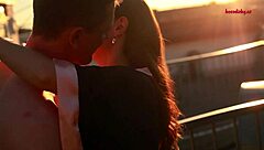 Porn Valentine: Intense Rooftop Hardfucking