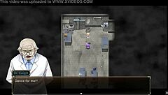 Karryn faces rough threesome with slime monster in prison hentai