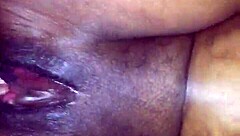 Homemade ebony amateurs share intimate peekshow moment