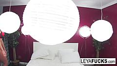 leya feels intense pleasure with huge black cock in pussy and ass