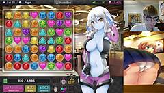 I creampie big titty ebony woman with hot alien and fairy sex huniepop uncensored