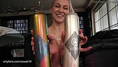 a little preview of my new video with teen anal and toys on siswetlive com