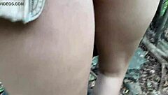 me la cogí en el bosque y le acabé adentro