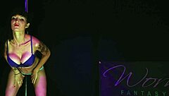 Watch Her Clothes Rip in a Seductive Striptease Dance on Stage