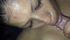 Cumshot in Mouth Slow Motion