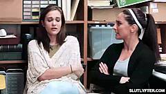 vlogger babe bounces on cock at office