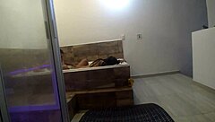 Teen double creampied in the jacuzzi cuckold threesome