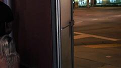 Valerie gags on sloppy blowjob domination