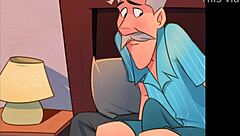 naughty home animation unfolds in the COUPLES ROOM chaos