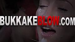 babe, take that bukkake cum facial