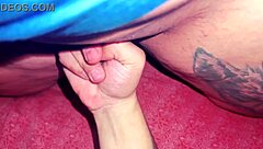 After Days Without Sex, She Begs For Fingering And Rolling On Her Giant Pussy!