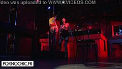Passionate Babes Dance And Kiss In The Club