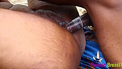 big ass gets fucked outdoors while jogging