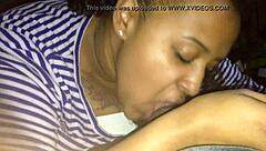 The wife says, 'I'm sucking my husband like crazy, going ham on this blowjob'