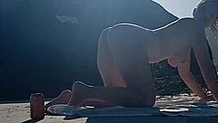i found this big ass latina naked on the beach and we did doggystyle... oops, i mean bent over