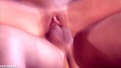 The girl next door joins old neighbors for threesome.