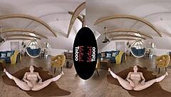 Hey, imagine spreading those long legs wide in a taboo virtual scene with a blonde babe's natural tits on display, POV style, while she masturbates passionately.