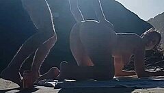 i found this big ass latina naked on the beach and we did doggystyle... oops, i mean bent over