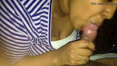 The wife says, 'I'm sucking my husband like crazy, going ham on this blowjob'