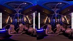 Naughty America - Jamie Jett, Sandra Luberc, Spencer Bradley in Halloween 4some POV