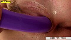 i'm a brunette amateur filling my pussy with toys for orgasm