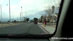 ebony babe relaxing in the backseat