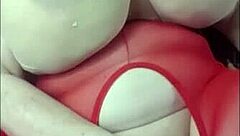 Girl With Fat Tits Rubs Fat Pussy!