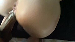 Oiled Pussy Cums On Huge Cock!