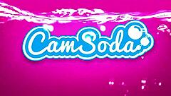 Cherie DeVille, big milf, uses dildo and toys on webcam session